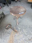  Preview image for Lot# 1884 - Metal Milk Stool & Hay Hook 