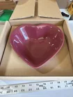  Preview image for Lot# 496 - Longaberger heart dish 