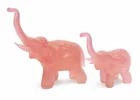  Preview image for 2ROSE QUARTZ GEMSTONE FEMALE ELEPHANTS 