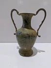  Preview image for BRASS TONE DOUBLE HANDLE URN VASE WITH 