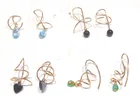  Preview image for 4 PR. HARRY MASON GOLD-TONE SPIRAL DROP 
