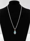  Preview image for VINTAGE STERLING & GOLD PENDANT & CHAIN 