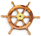  Preview image for Lot# 6a - Wooden ships wheel having a di 