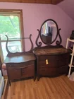 Preview image for Lot# 41 - Serpentine Tiger Oak Dresser & 