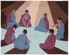  Preview image for Oscar Howe (1915-1983, Yanktonai 