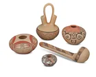  Preview image for Five Hopi pottery items 