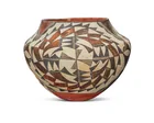  Preview image for An Acoma Pueblo polychrome pottery jar 
