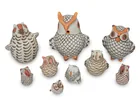  Preview image for Nine Puebloan pottery owls 