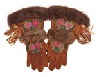  Preview image for A pair of Cree beaded moosehide and fur 
