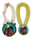 Preview image for Two large Cree polychrome pictorial 