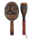  Preview image for Two Northwest Coast polychrome-painted 
