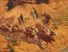  Preview image for Ernest Tonk (1889-1968), "The Rustlers" 