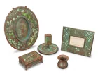  Preview image for Five Tiffany Studios bronze and Favrile 