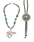  Preview image for Two Southwest sterling silver bear-motif 