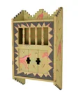  Preview image for A Santa Fe-style painted wood wall 