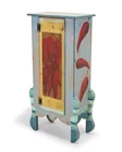  Preview image for A Santa Fe-style painted wood cabinet 