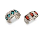  Preview image for Two Diné (Navajo) sterling silver 