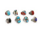  Preview image for Eight large Southwest silver and set 
