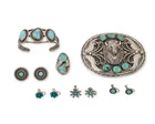  Preview image for A group of Southwest-style sterling 