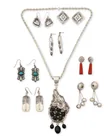  Preview image for Eight Southwest sterling silver jewelry 