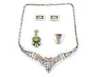  Preview image for Four Southwest-style sterling silver 