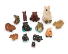  Preview image for Thirteen Zuni carved bear fetishes 