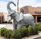  Preview image for Lot# 211 - HUGE Fiberglass Elephant Stat 
