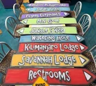  Preview image for Lot# 261a - Set of 13 Theme Park Directi 
