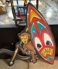  Preview image for Lot# 351a - Monkey with Shield & Spear F 