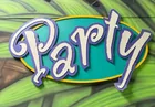  Preview image for Lot# 401a - Sign "PARTY" Wood and Plasti 