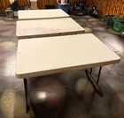  Preview image for Lot# 405a - 3 Folding Tables Used 48" x  