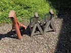  Preview image for Lot# 107 - Steel Jack Stands and Pipe Su 