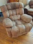  Preview image for Lot# 164 - Plush Brown Upholstered Recli 
