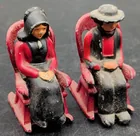  Preview image for Lot# 185 - Cast Iron Amish Couple Figuri 