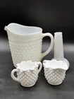  Preview image for Lot# 198 - Fenton Hobnail Milk Glass Pit 