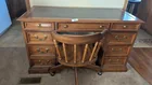  Preview image for Lot# 28 - Wooden? Desk w/ Rolling Desk C 