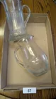  Preview image for Lot# 57 - (2) Glass Pitchers - (1) etche 
