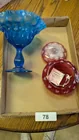  Preview image for Lot# 78 - Fenton Blue Thumbprint Compote 