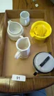  Preview image for Lot# 91 - Creamers, Juicer & Enamelware  