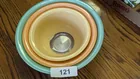  Preview image for Lot# 121 - (3) Pyrex Pastel Nesting Bowl 