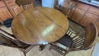  Preview image for Lot# 150 - Wood Round Dining Table w/ (2 