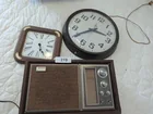  Preview image for Lot# 219 - Sony Radio, Timex Wall Clock  