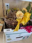  Preview image for Lot# 309 - Basket, Vase & Artificial Flo 