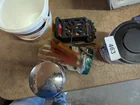  Preview image for Lot# 463 - Cast Iron Matchbox Holder, + 