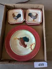  Preview image for Lot# 499 - Rooster Decorative Plates - * 