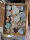  Preview image for Lot# 567 - Zinc Lids & Glass Inserts For 