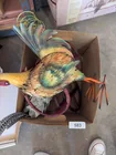  Preview image for Lot# 583 - (2) Metal Rooster Decor & 