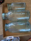  Preview image for Lot# 585 - (3) Vintage Blue Canning Jars 