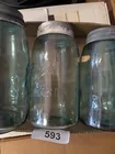  Preview image for Lot# 593 - (3) Vintage Quart Blue Cannin 