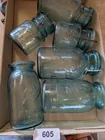  Preview image for Lot# 605 - Assorted Blue Ball Canning Ja 